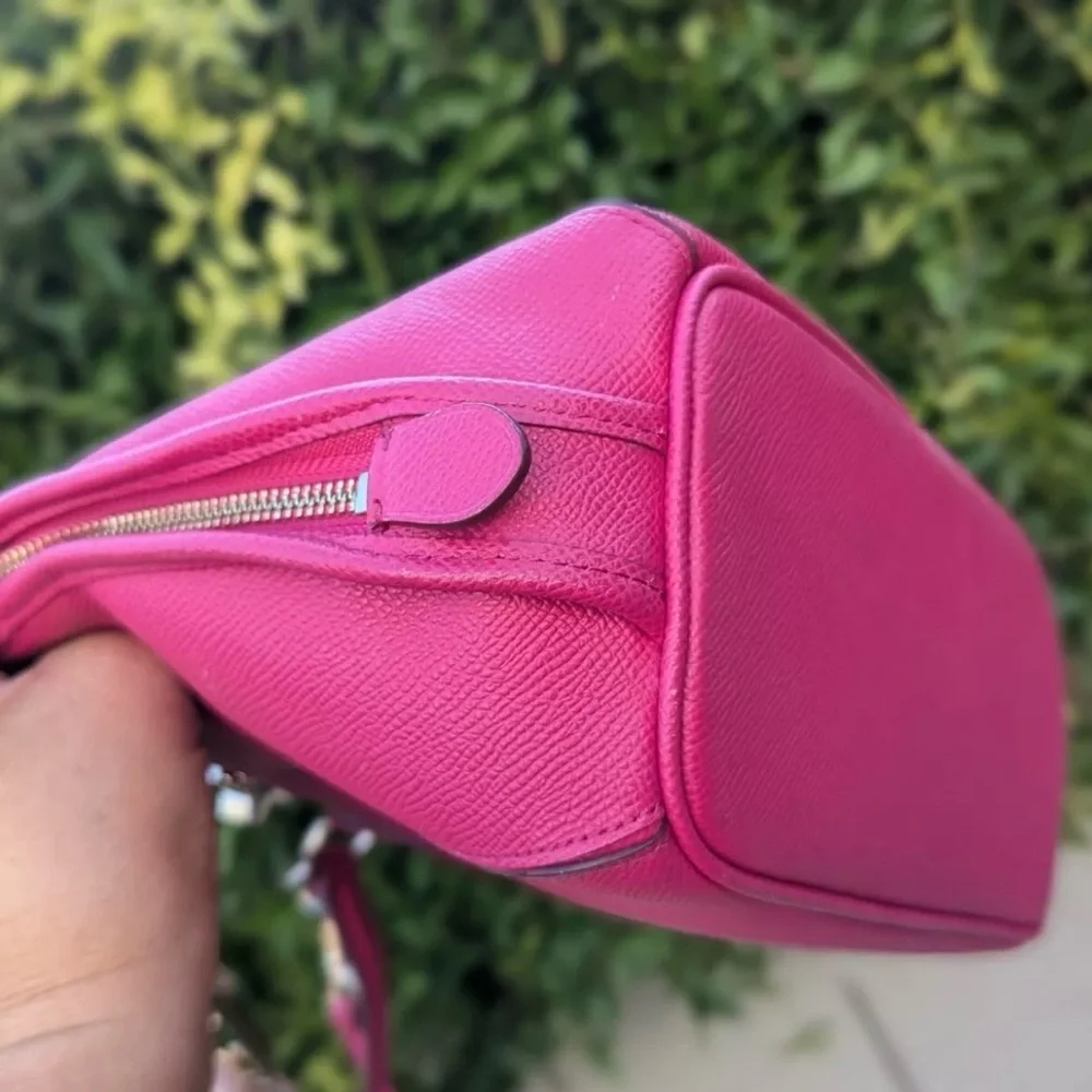 COACH PRINCE STREET MINI Pink Ruby SATCHEL crossbody SHOULDER BAG 34940 Leather - Picture 7 of 14